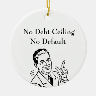 No Debt Ceiling, No Default Ceramic Tree Decoration