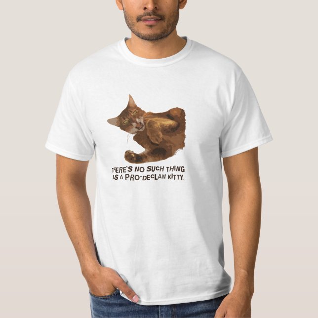No Declaw Kitty T-Shirt (Front)