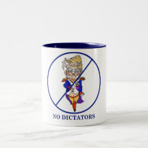 No Dictators Coffee Cup