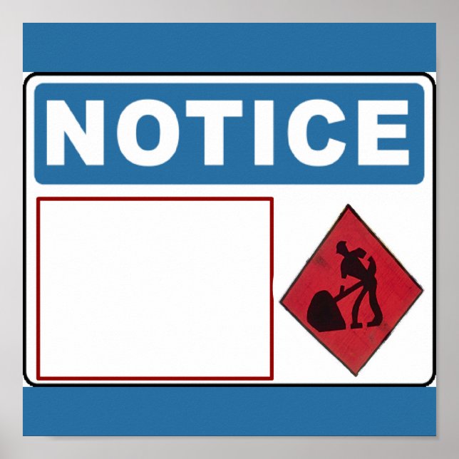 No Digging on Premises, add text, Sign (Front)