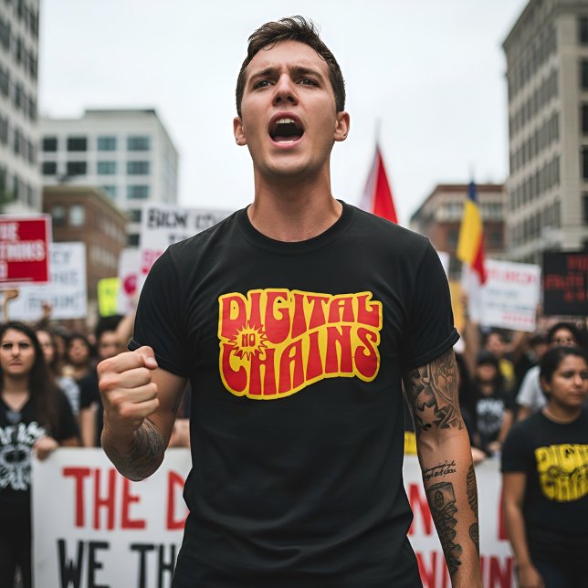 No Digital Chains - Freedom & Privacy T-Shirt (Creator Uploaded)