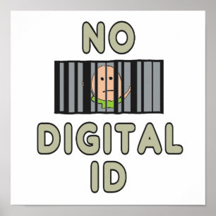 No Digital ID Poster