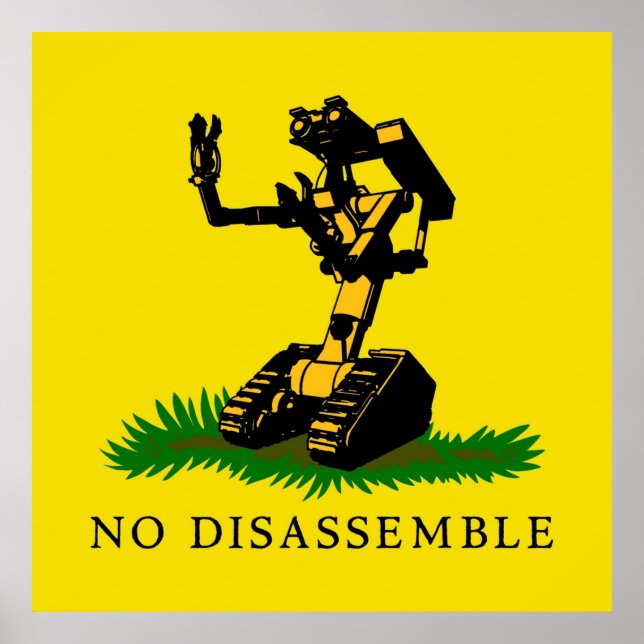 No Disassemble Poster (Front)