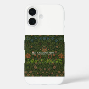 No Discipline No Progress Vintage Floral Phone Cas iPhone 16 Case
