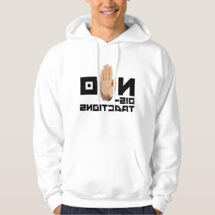 NO distractions! cool mirror readable motivational Hoodie