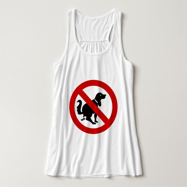 NO Dog Fouling ⚠ Thai Sign ⚠ Singlet (Design Front)