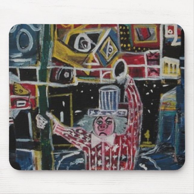 NO DOGS MOUSE PAD (Front)