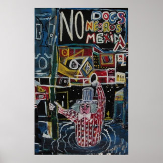 NO DOGS POSTER