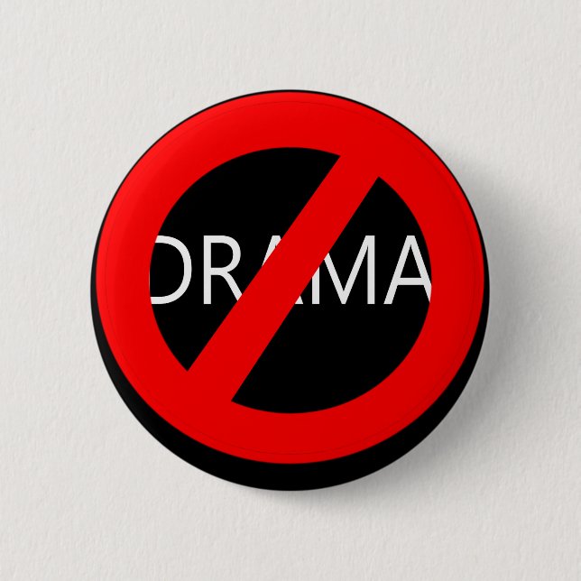 No Drama Button (Front)
