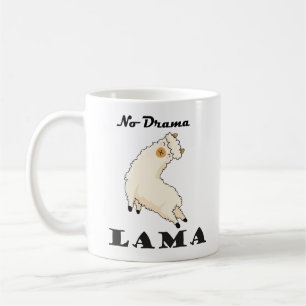 No Drama Lama funny Kaffeetasse Coffee Mug