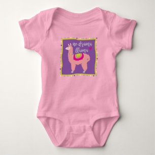 No Drama Llama Baby Body Suit Bodysuit