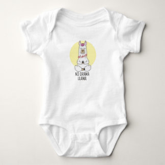 No Drama Llama Baby Bodysuit