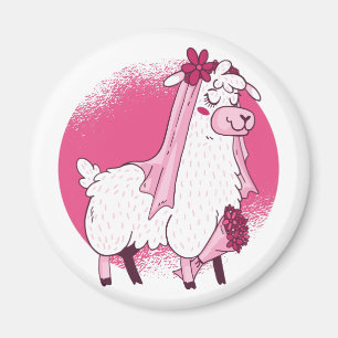 No Drama LLama BRIDE Funny Wedding Bridal Shower Magnet