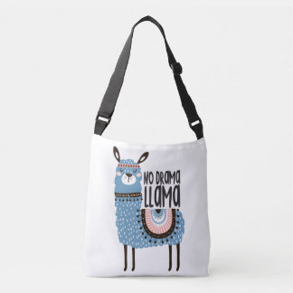 No Drama Llama Cross Body Tote Bag