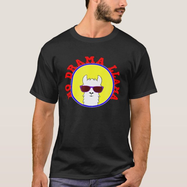 No Drama Llama    Llama T-Shirt (Front)