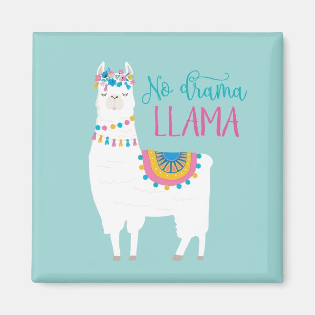 No Drama LLAMA Magnet (Front)