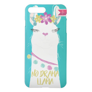 No Drama Llama Monogram iPhone 8 Plus/7 Plus Case