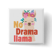 no drama llama pin