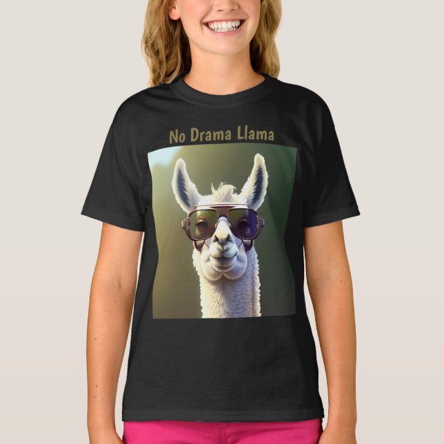 No Drama Llama T-Shirt (Front)