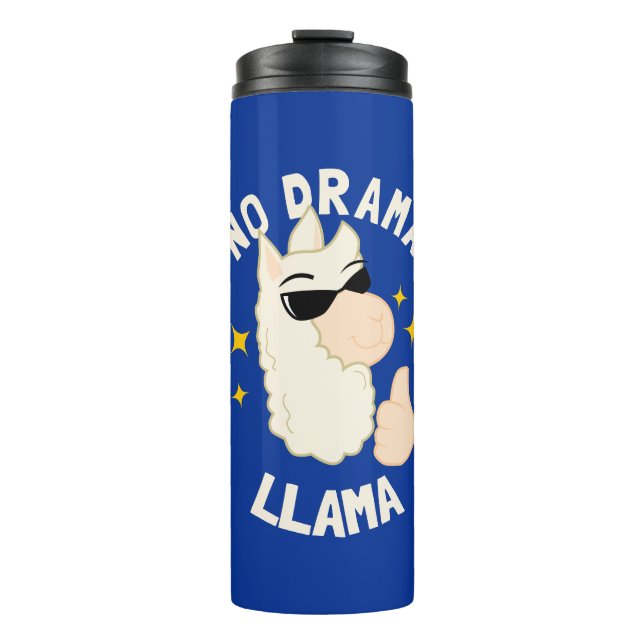 No Drama Llama Thermal Tumbler (Front)