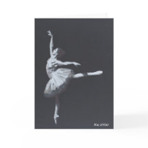 No Drama, Only Freedom, Black & White Ballerina