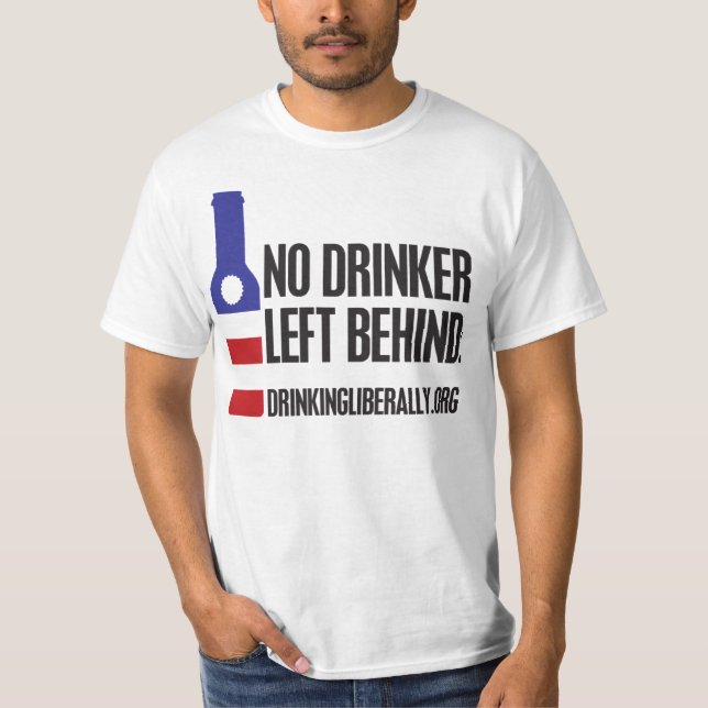 No Drinker Left Behind Men's T-Shirt (Front)