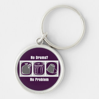 No Drums No Problem Key Ring