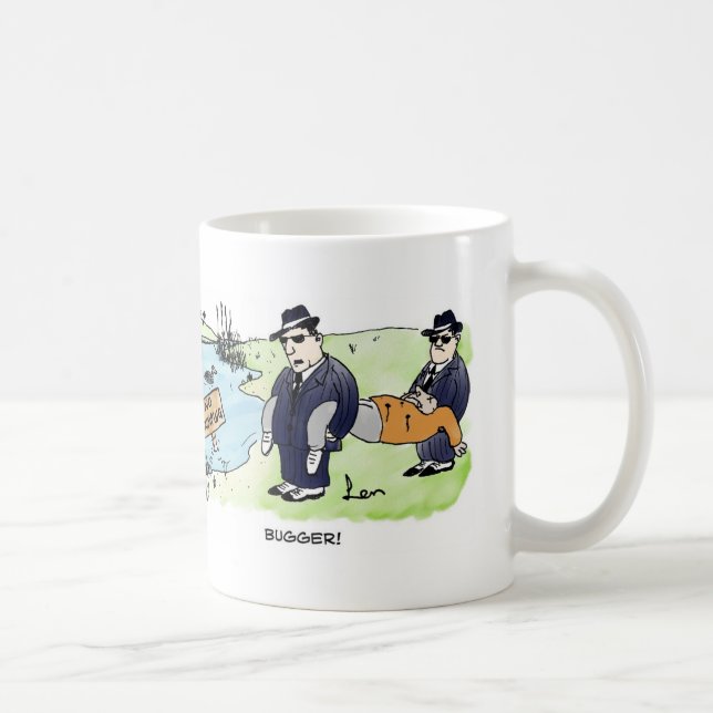 No Dumping Coffee Mug (Right)