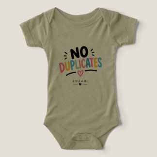 No Duplicates – Only Child Funny Kids Design