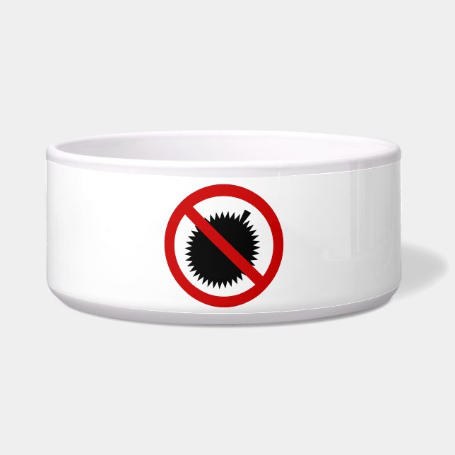 NO Durian Tropical Fruit ⚠ Thai Sign ⚠ (Front)