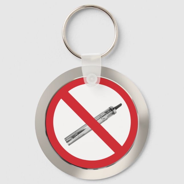 No ecigs sign key ring (Front)