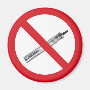 No ecigs sign magnet