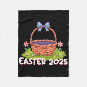 No Eggs Funny Easter 2025 Fleece Blanket