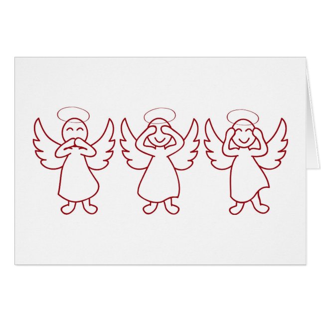 No Evil Angels - Red (Front Horizontal)
