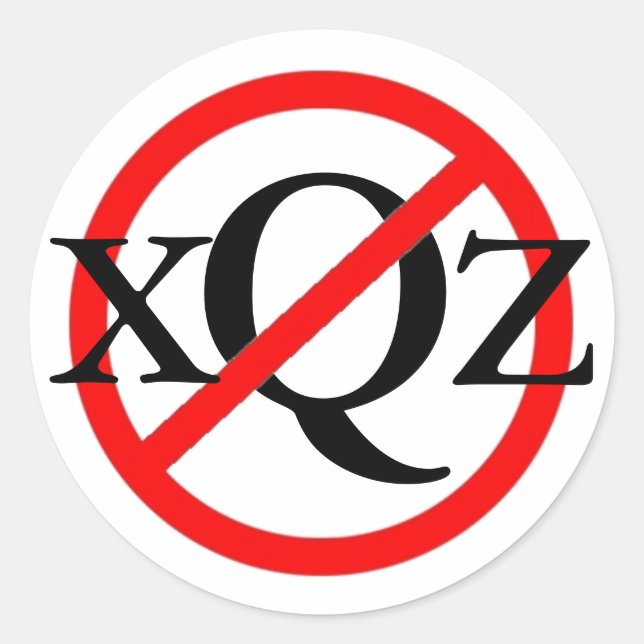 No Excuse Classic Round Sticker (Front)