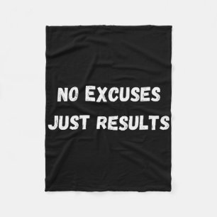No Excuses Fleece Blanket