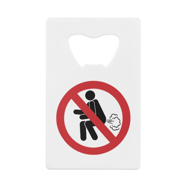 NO Farting ⚠ Funny Thai Toilet Sign ⚠ (Front)