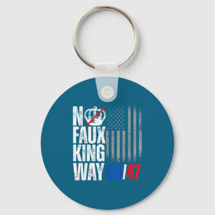 No Faux King Way 86 Key Ring