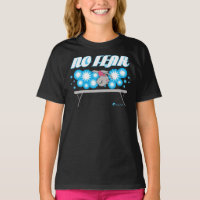 No Fear Gymnastics Cat T-shirt by Cheeky Chats