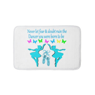 NO FEAR JUST FAITH BALLERINA BATH MAT