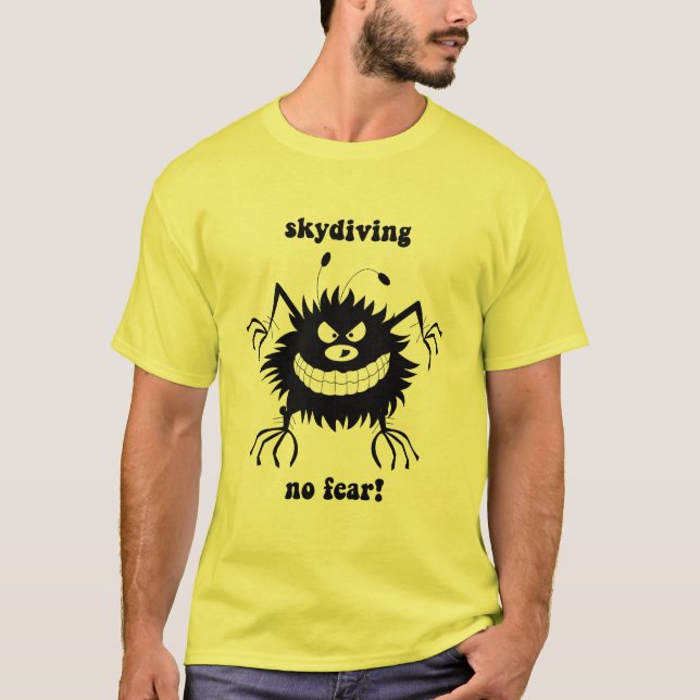 no fear skydiving T-Shirt (Front)