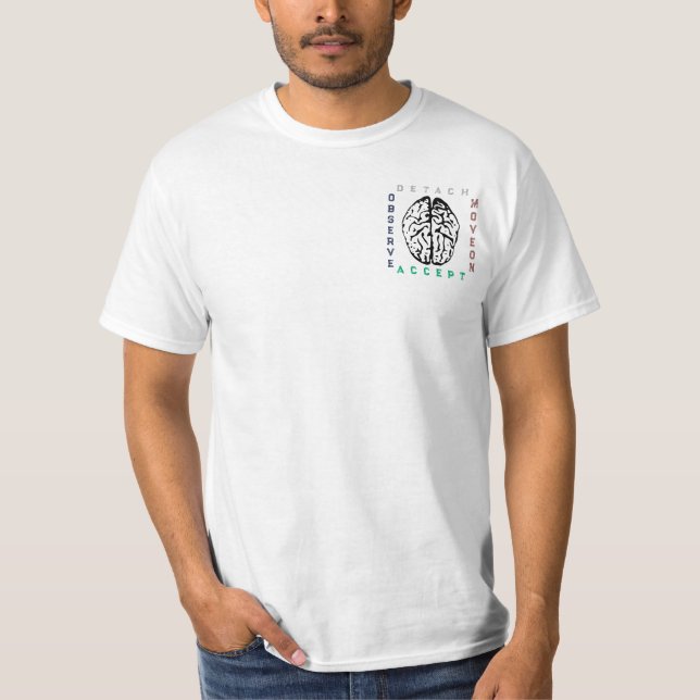 No Feelings Detach & Move T-shirt For Cold Minds (Front)