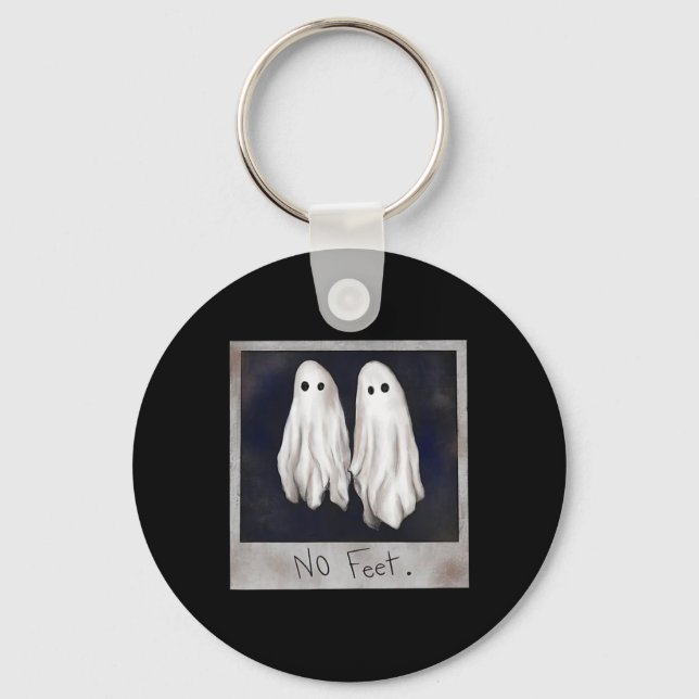No Feet Ghost Halloween Witch Lydia Bleach Spooky  Key Ring (Front)