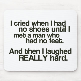 No Feet Mousepad" Mouse Pad