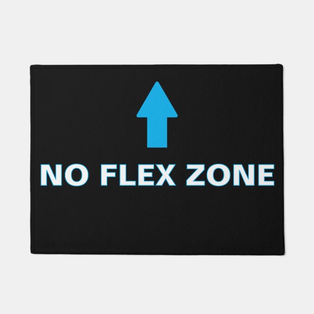 ''No Flex Zone'' Doormat (Front)