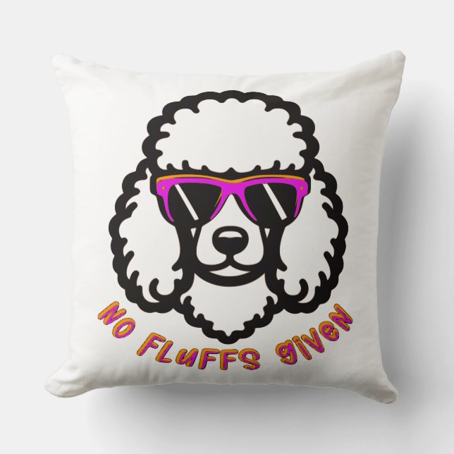 No Fluffs Given Cushion (Front)