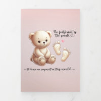 No Footprint too small card