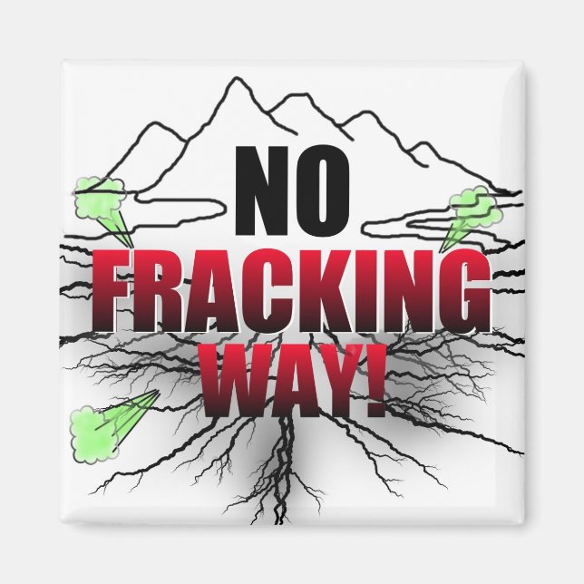 No Fracking Magnet (Front)
