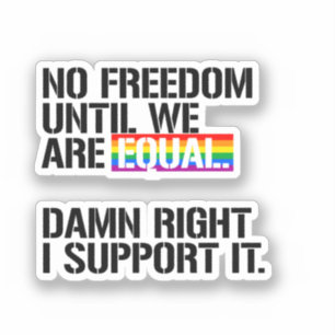 No Freedom Until We are Equal
