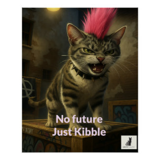 No Future, Just Kibble Poster